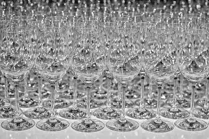 Empty Wine Glasses Prints: Empty wine glasses