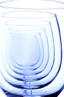 Food And Drink Images Prints: Empty wineglasses