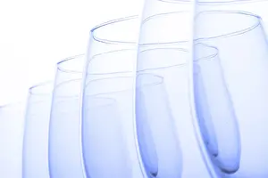 Food Photography Props Prints: Empty wineglasses