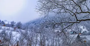 Uninhabited Landscapes Prints: Winter colors