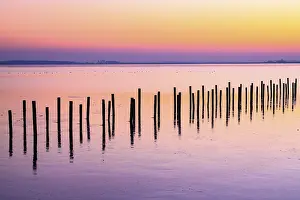 Lake Dummer Sunset Prints: Winter sunset at the Dummer