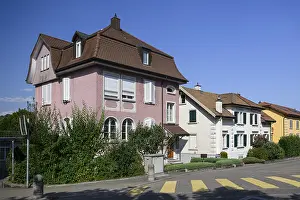 Swiss Urban Landscape Prints: Wohnquartier Häuser, Olten