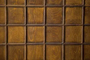 Wood Texture Background Prints: Wood texture with checked patterns as background