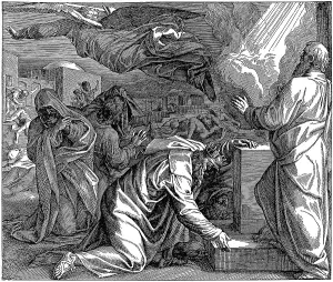 Old Testament Prints: Woodcut, David's Population Census