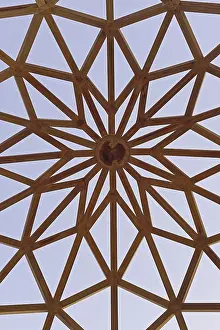 Kuwait Prints: Wooden Ceiling Structure Star Shape Print in Kuwait