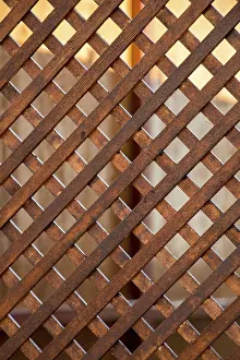 Empty Wooden Structure Prints: Wooden surface as a solid background texture