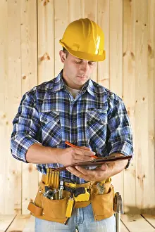 Safety Helmet Prints: Worker write