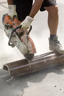 Construction Industry Trends Prints: Working handcrafter