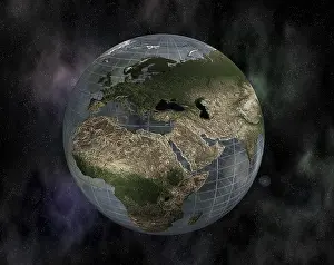 Symbolic World Image Prints: World globe