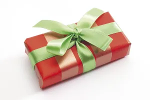 Studio Shot Gifts Prints: Wrapped gift or present