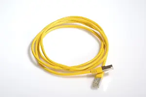 Network Data Transmission Prints: Yellow network cable