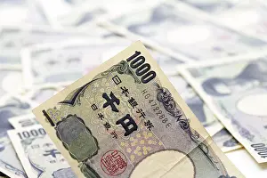 Empty Financial Market Scene Prints: Yen notes