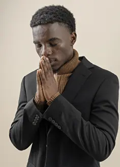 Studio Shot Of Man Prints: Young handsome man posing 2