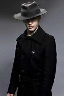 Young Man In Hat Prints: Young man with hat
