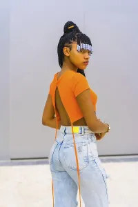 Young Trap Dancer Prints: A young trap dancer with braids