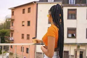 Young Trap Dancer Prints: A young trap dancer with braids
