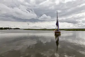 Northern Germany Coastal Landscape Prints: Zeesenboot