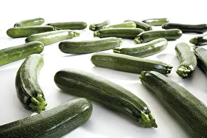 Vitamin Rich Vegetables Prints: Zucchinis
