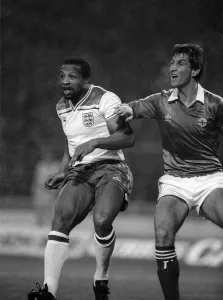 Cyrille Regis Prints: England v Northern Ireland Print, 23 February 1982 Wembley Stadium
