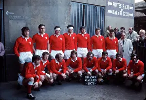 France v Wales 5 Nations Rugby Print - 27 March 1971