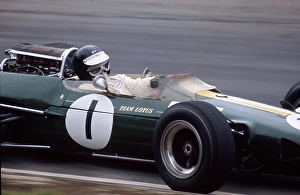 Jim Clark Prints: Jim Clark Print, Brands Hatch British Grand Prix 1966