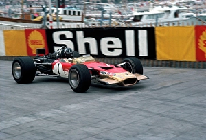 Graham Hill Prints: Monaco Grand Prix 1969 Print