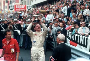 Graham Hill Prints: Graham Hill Wins Monaco GP Print