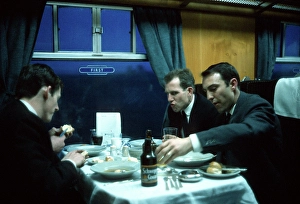 Old School Football Teams Prints: Tottenham on the Train