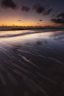 Long Exposure Coastal Shots Prints: Breakers on the North Sea beach