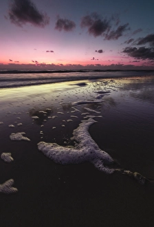 Low Tide Photography Prints: Breakers on the North Sea beach