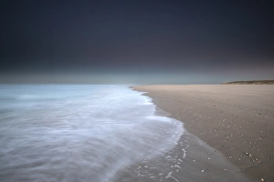 European Seascape Photography Prints: Breakers on the North Sea beach