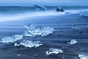 Long Exposure Beach Photography Prints: Diamond Beach