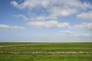 Cloudy Sky Netherlands Prints: Dijk, Dike