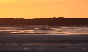 Agami Print of Dunbar Zonsondergand: Sunset at Dunbar