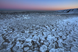 UNESCO World Heritage Site Pictures Prints: Frozen Wadden Sea