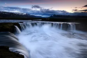 Europe River Landscapes Prints: Godafoss