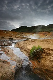 Iceland Geothermal Landscape Prints: Krysuvik