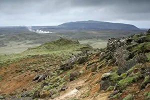 Iceland Geothermal Landscape Prints: Krysuvik