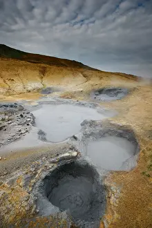 Iceland Geothermal Landscape Prints: Krysuvik