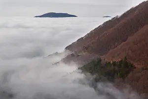 Cloudy Mountain Views Prints: Landscape with clouds