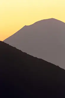 Europe Landscapes Prints: Mount Vesuvius at sunset