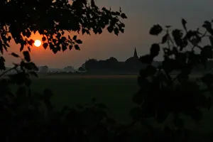 Netherlands Evening Landscape Prints: Persingen