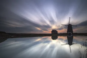 Texel Netherlands Prints: Mill on Texel Netherlands