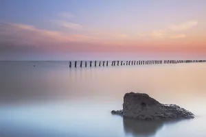 Low Tide Mudflats Europe Prints: Waddensea