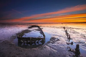UNESCO World Heritage Site Netherlands Prints: Wierumerwad, Waddenzee