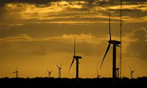 Windmill Landscape Photo Prints: Windturbines