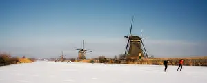 Framed Print : Winter in Holland Print Framed Print : Winter in Holland Print
