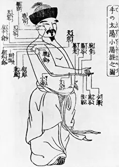 Traditional Chinese Medicine Prints: Acupuncture Points, 1805
