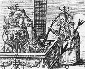 Historical Artwork Prints: Alchemy Illustration