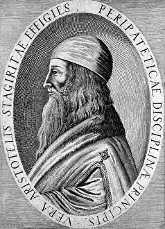 Greek Intellectual History Prints: Aristotle, Ancient Greek Philosopher and Polymath